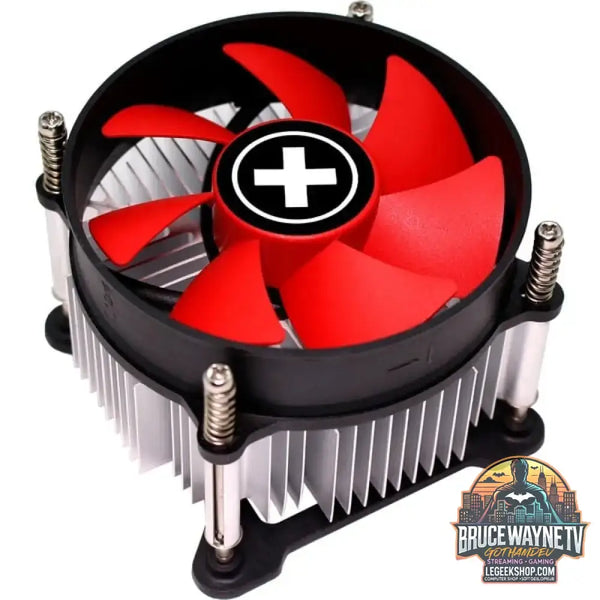 Xilence I250PWM, CPU-Kühler schwarz/rot, 92 mm - Xilence