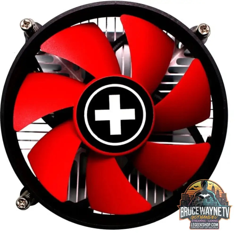 Xilence I250PWM, CPU-Kühler schwarz/rot, 92 mm - Xilence - vue 2