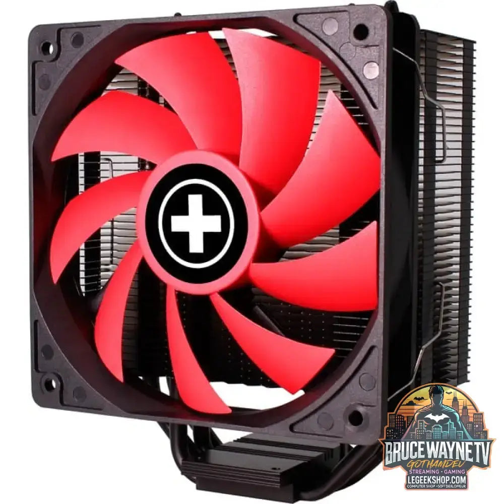 Xilence M704, CPU-Kühler schwarz/rot, 120 mm - Xilence - vue 3