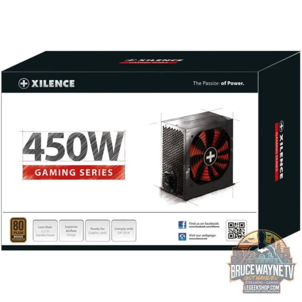 Xilence Perfomance Gaming 450W, alimentation PC - Xilence - vue 4