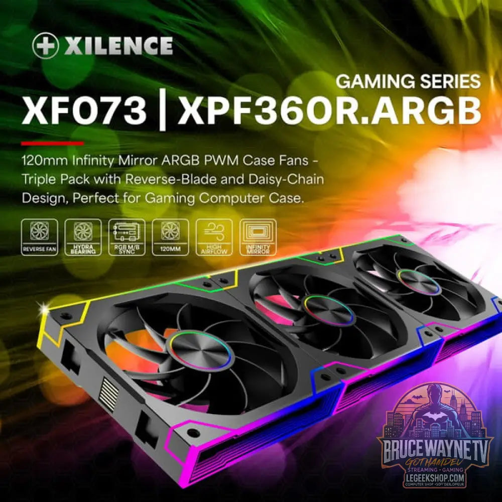 Xilence XPF360R.ARGB, Gehäuselüfter - Xilence - vue 7
