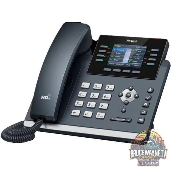 Yealink SIP-T44U, VoIP-Telefon noir - Yealink