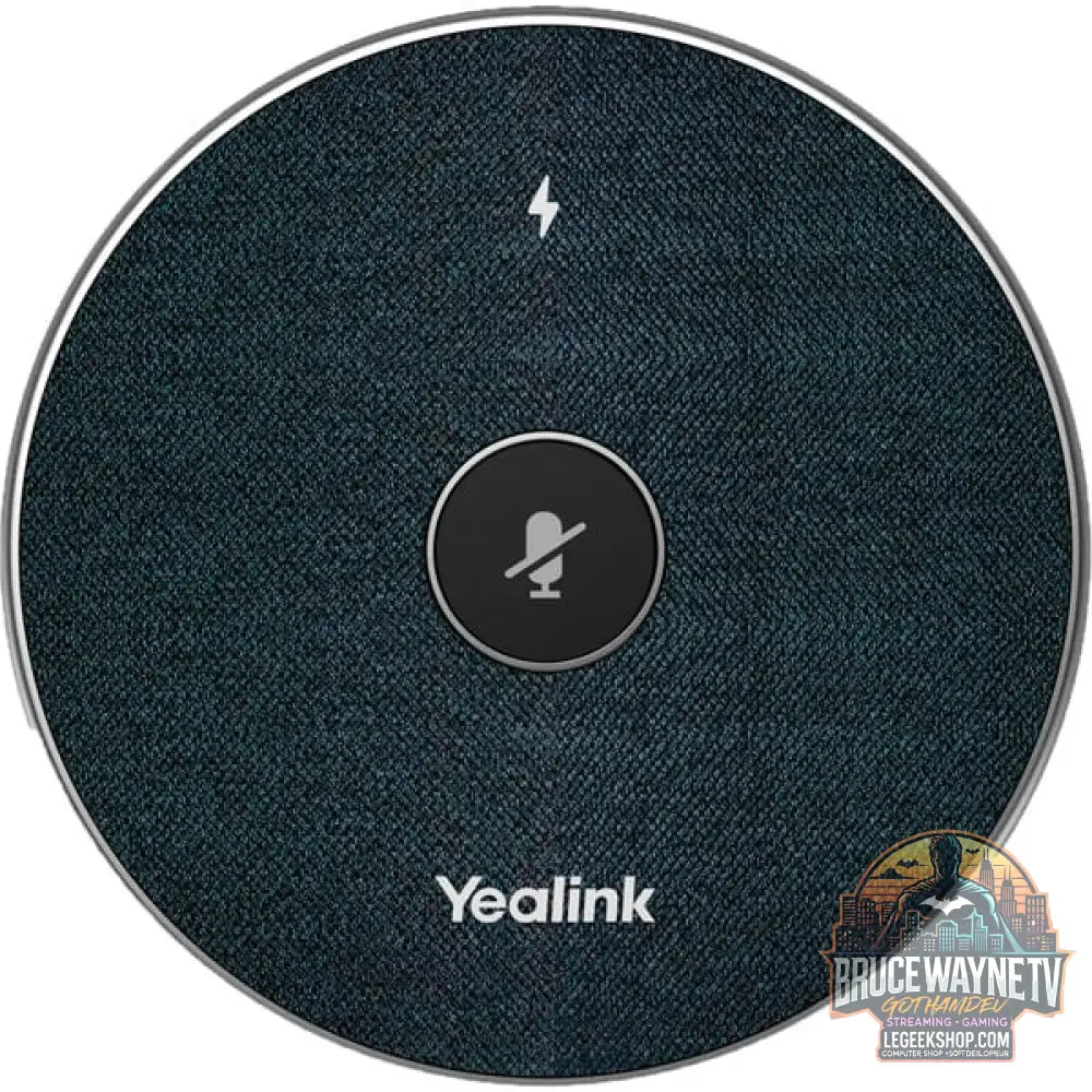 Yealink VCM36-W Package, Erweiterungsmikrofone noir, HD-Hi-Fi-WLAN-Mikrofon - Yealink - vue 3
