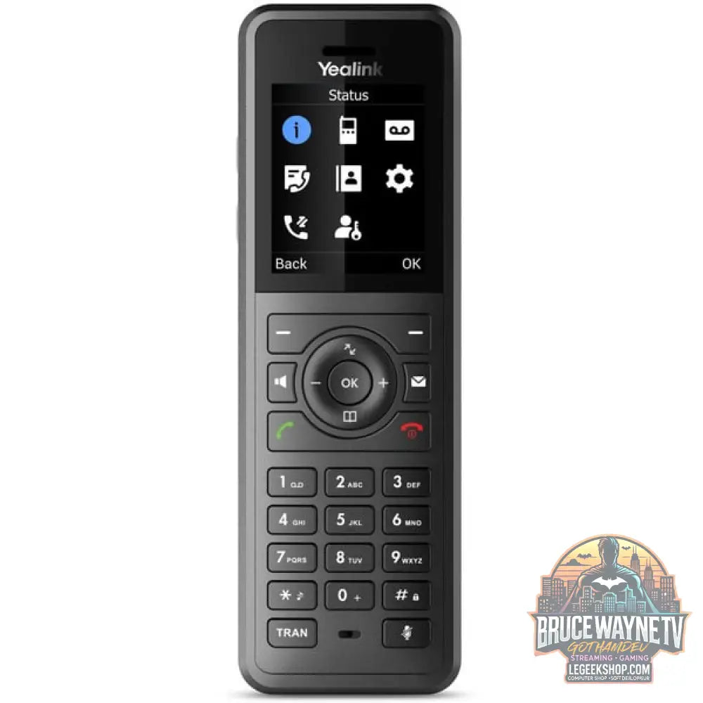 Yealink W57R, analoges Telefon noir, DECT-Mobilteil - Yealink - vue 3
