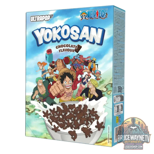 Yokosan One Piece Chocolat céréales au goût de chocolat de 350 g (Lot de 8) - Snacks & boissons importés