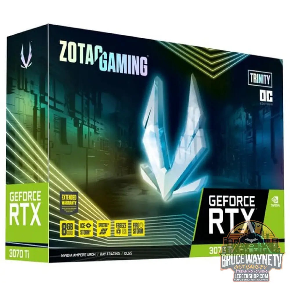 ZOTAC GeForce RTX 3070 Ti Trinity OC, carte graphique 3x DisplayPort, 1x HDMI - ZOTAC - vue 7