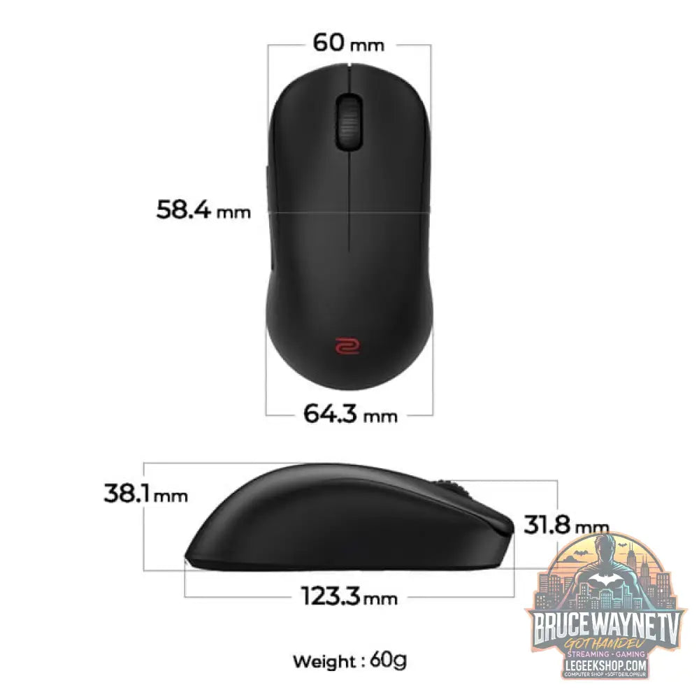 Zowie U2-DW, souris gaming - vue 7