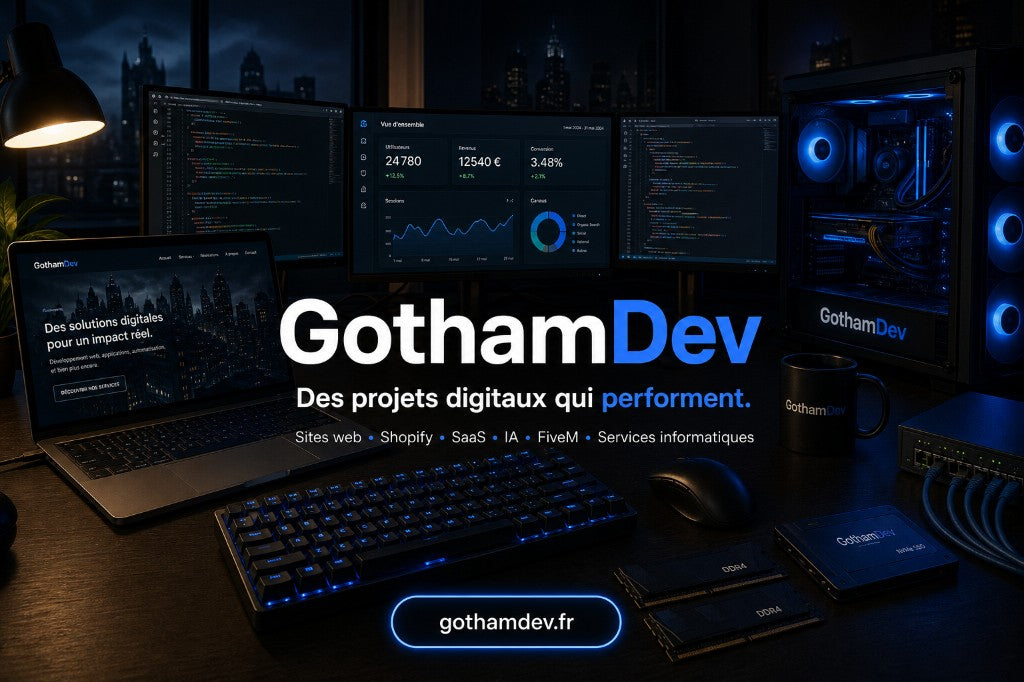 GothamDev — agence digitale